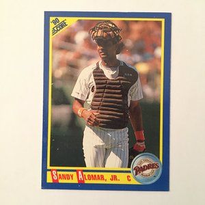 1990 Score Sandy Alomar Jr. #577 Baseball Card